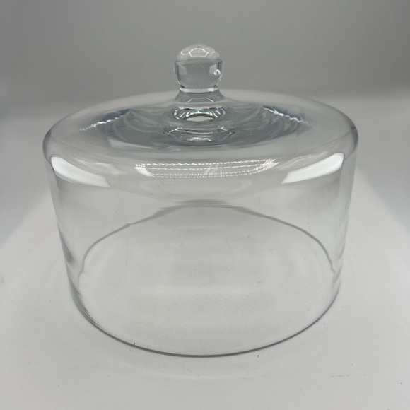 Glass Dome Cover With Knob for Cheese Dessert Tray Plant Terrarium 6” - Picture 1 of 6